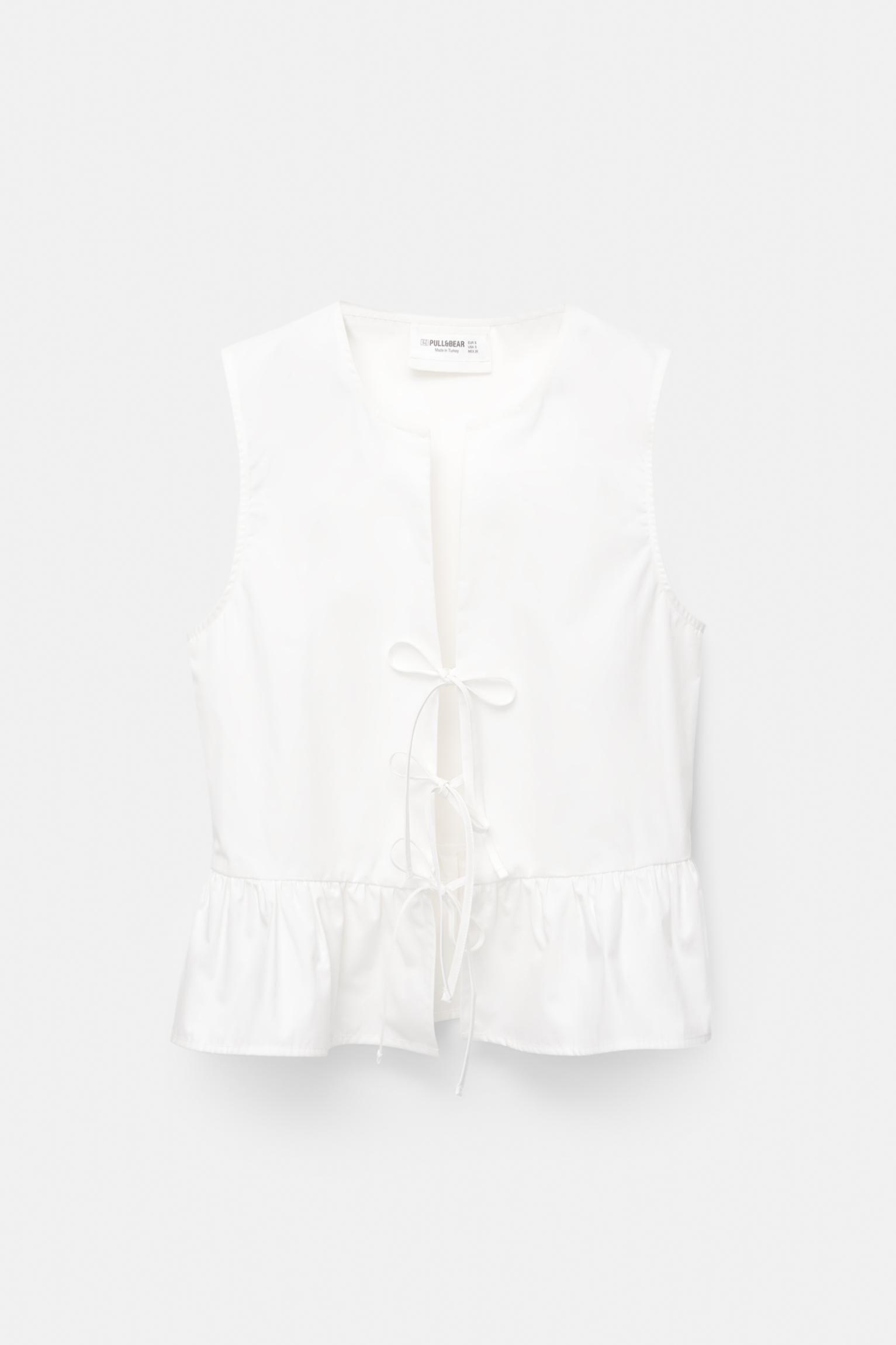 Blouse with ties Product Image