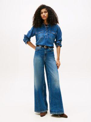 Relaxed Lightweight Denim Shirt Product Image