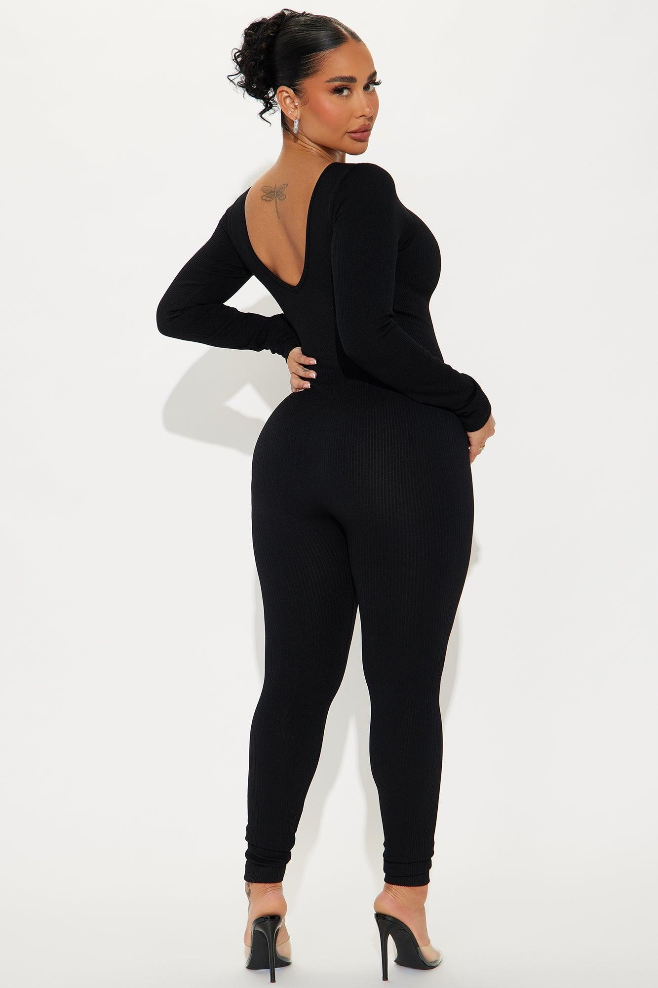 Adelaide Seamless Jumpsuit - Black Product Image