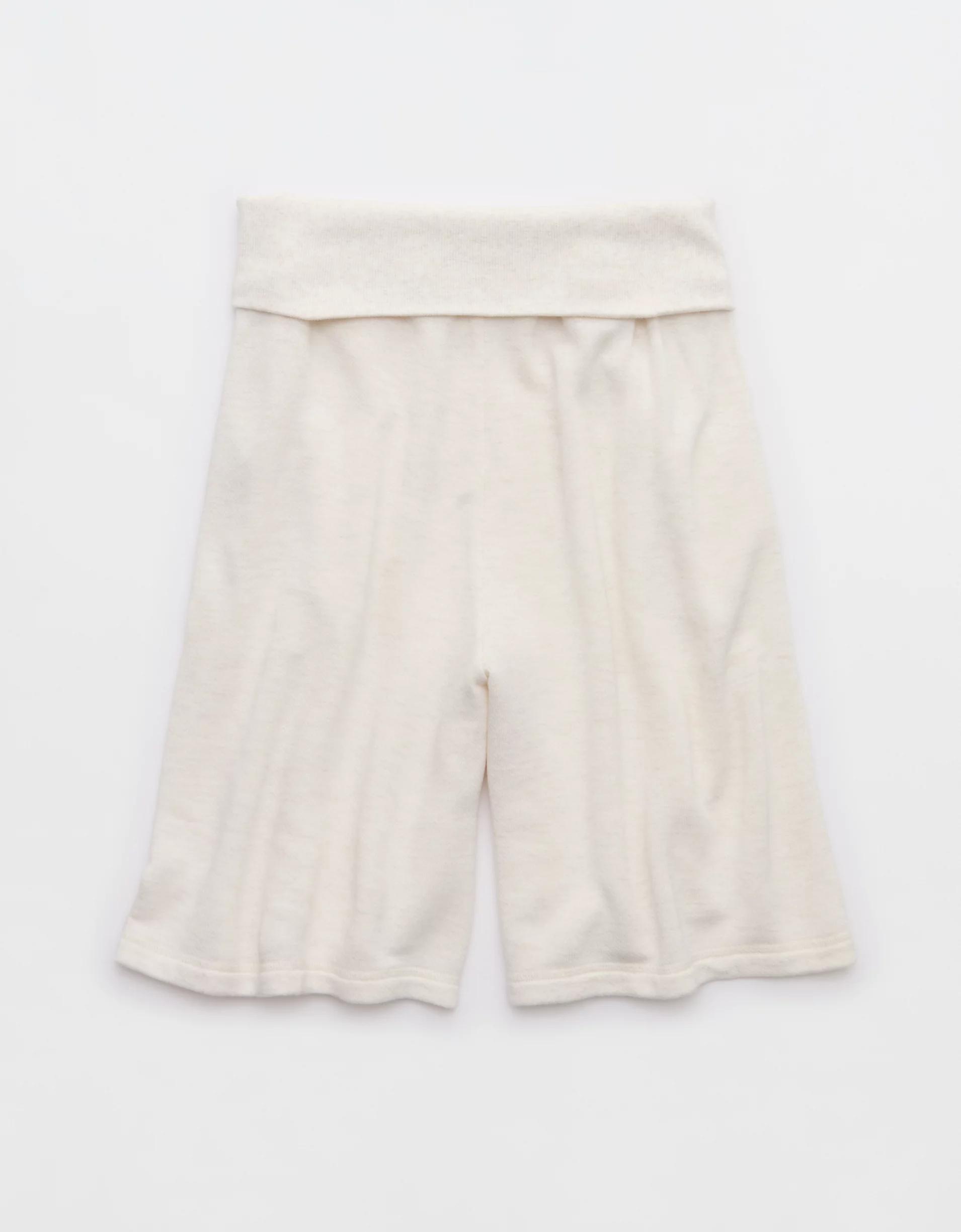 OFFLINE By Aerie Keep It 100 Terry Foldover Long Short Product Image