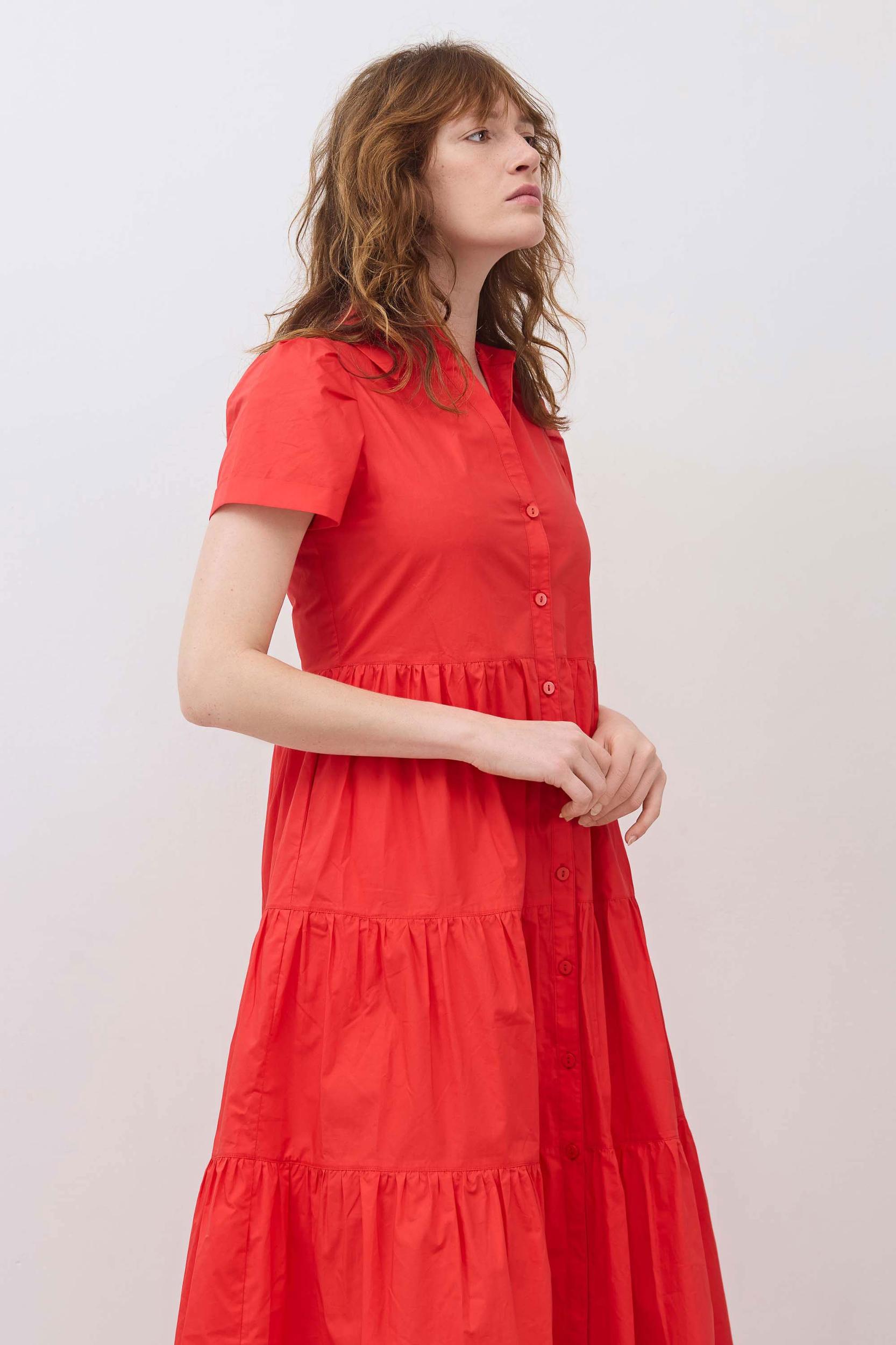 Breaking Free Long Poplin Dress Product Image