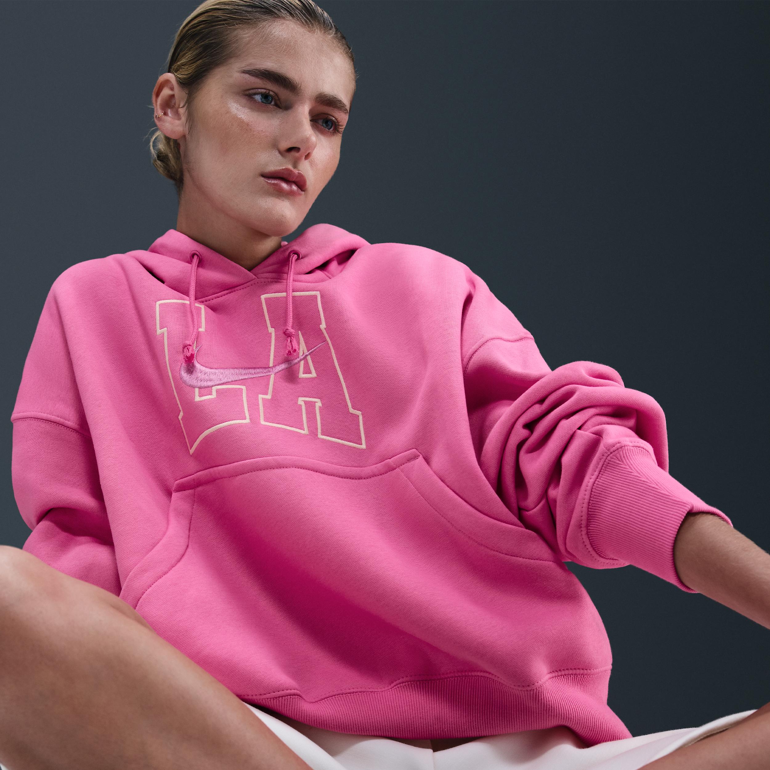 Womens Nike Sportswear Phoenix Fleece Over-Oversized Hoodie | HQ3024-684 Product Image