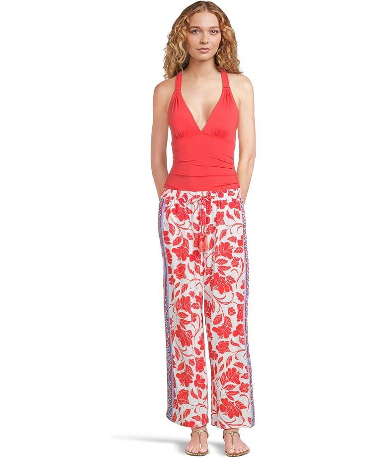 Women's Tommy Bahama Novelty Pearl Vneck 1Pc Product Image