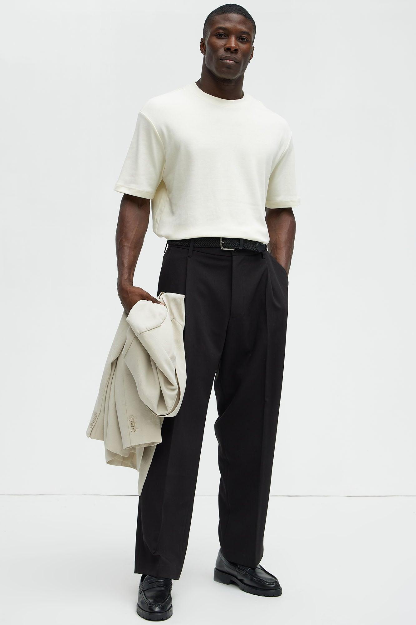 Davison Premium Short Sleeve Tee - Off White Product Image