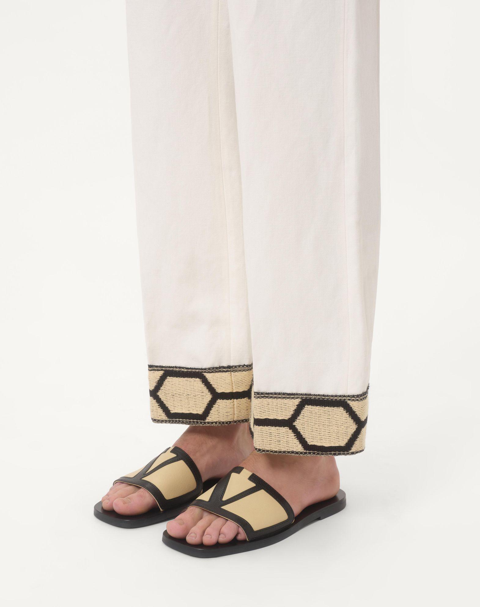 Viva Superstar Slide Sandal In Nappa Leather Product Image