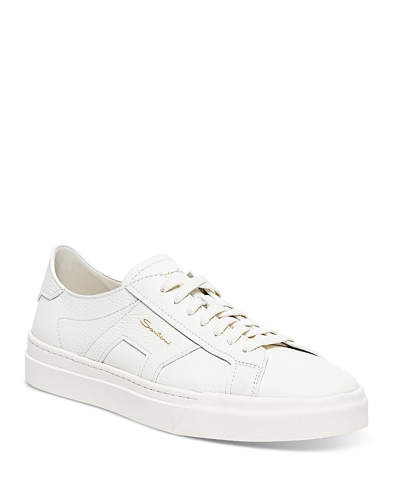 Santoni Mens Double Buckle Lace Up Sneakers Product Image