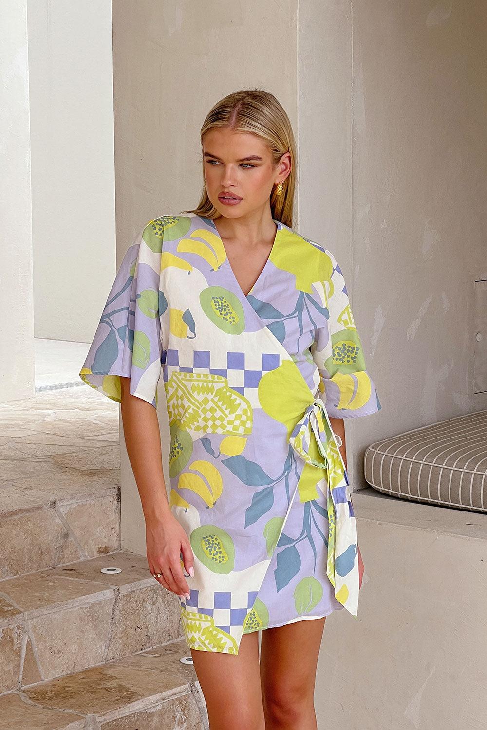 Scarlett Wrap Dress - Dolce Verde Product Image