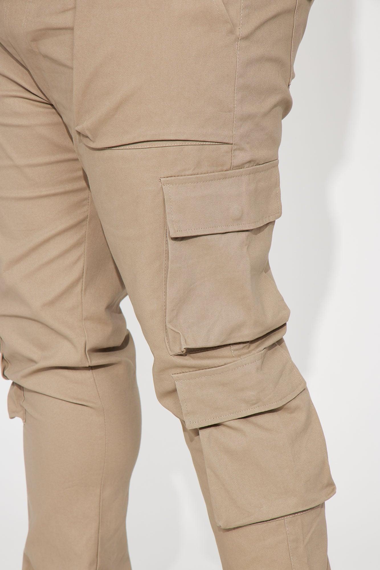 Do It To You Relaxed Cargo Pants - Taupe Product Image