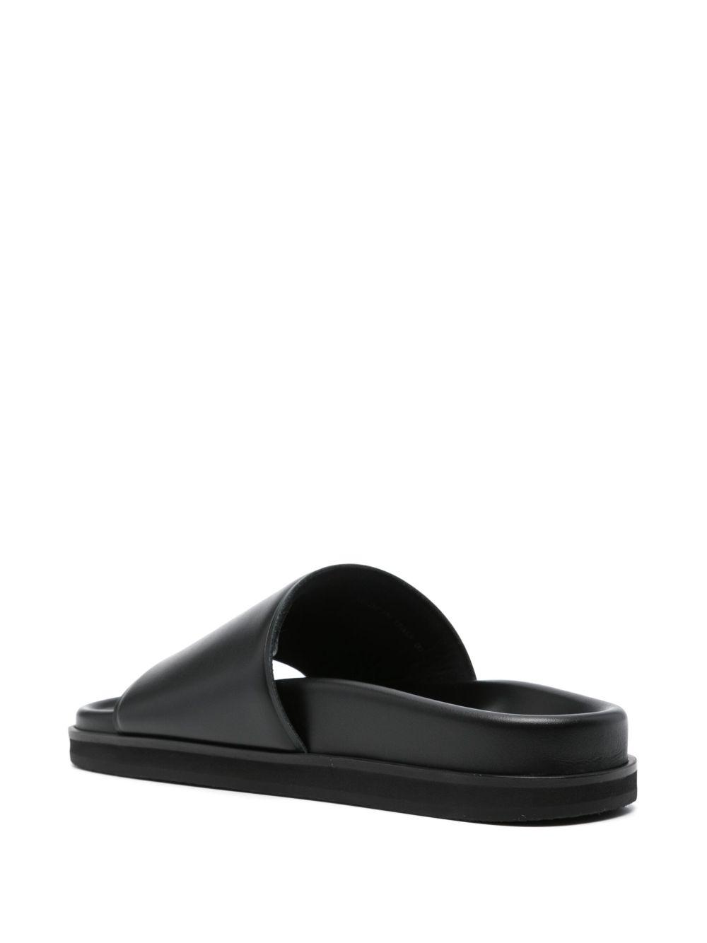 debossed-logo leather sandals Product Image