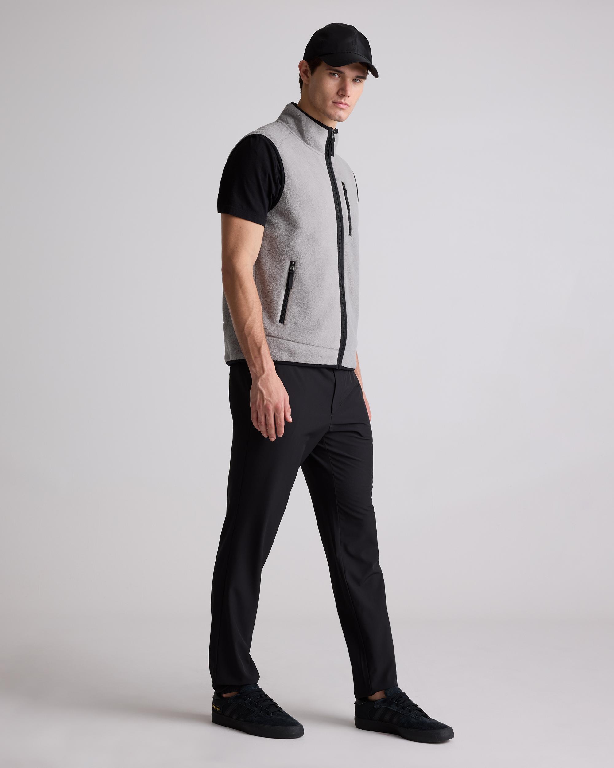 Quince | Men's Polar Fleece Full-Zip Vest Recycled Polyester Product Image