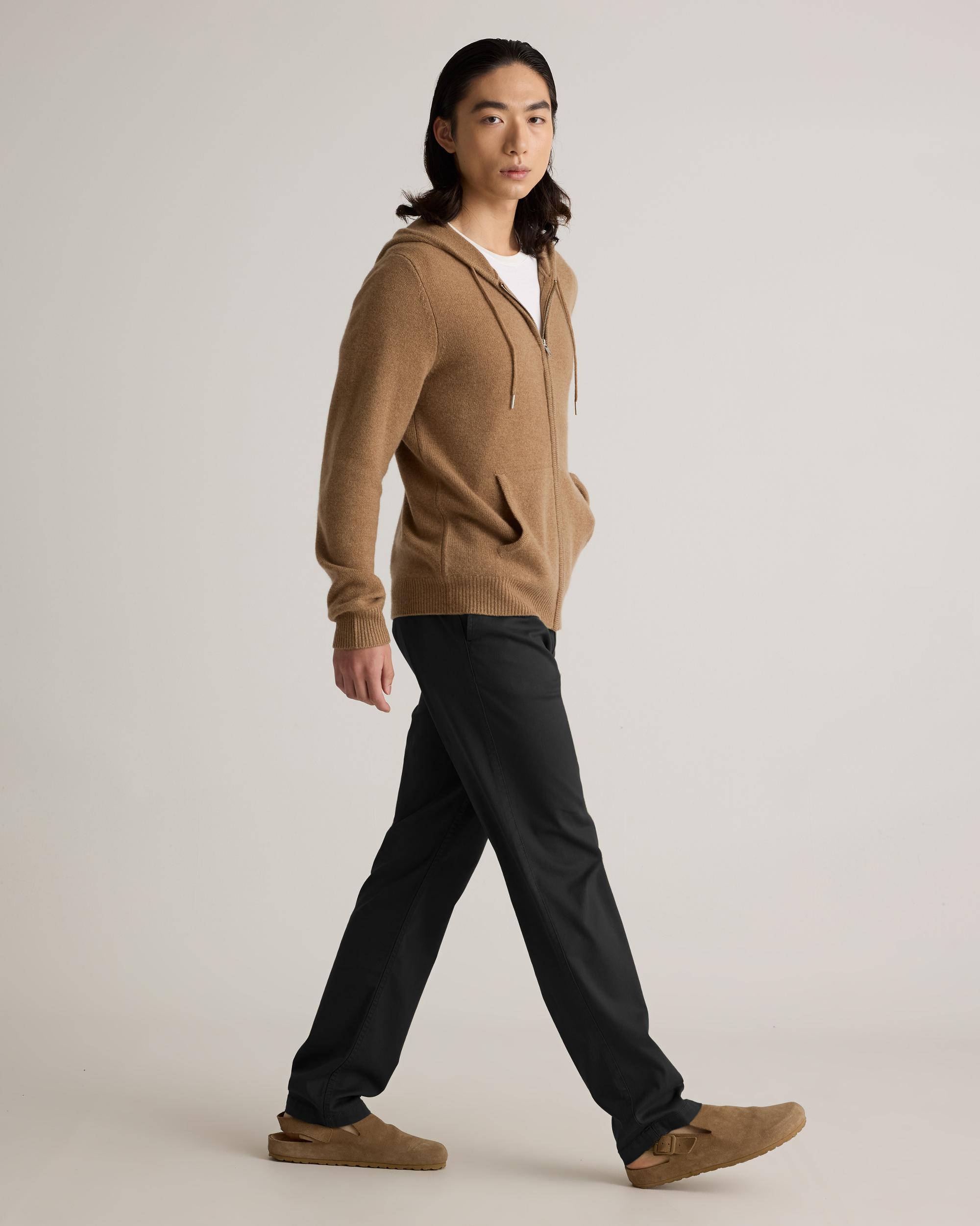 Quince | Men's Mongolian Cashmere Full-Zip Hoodie Product Image