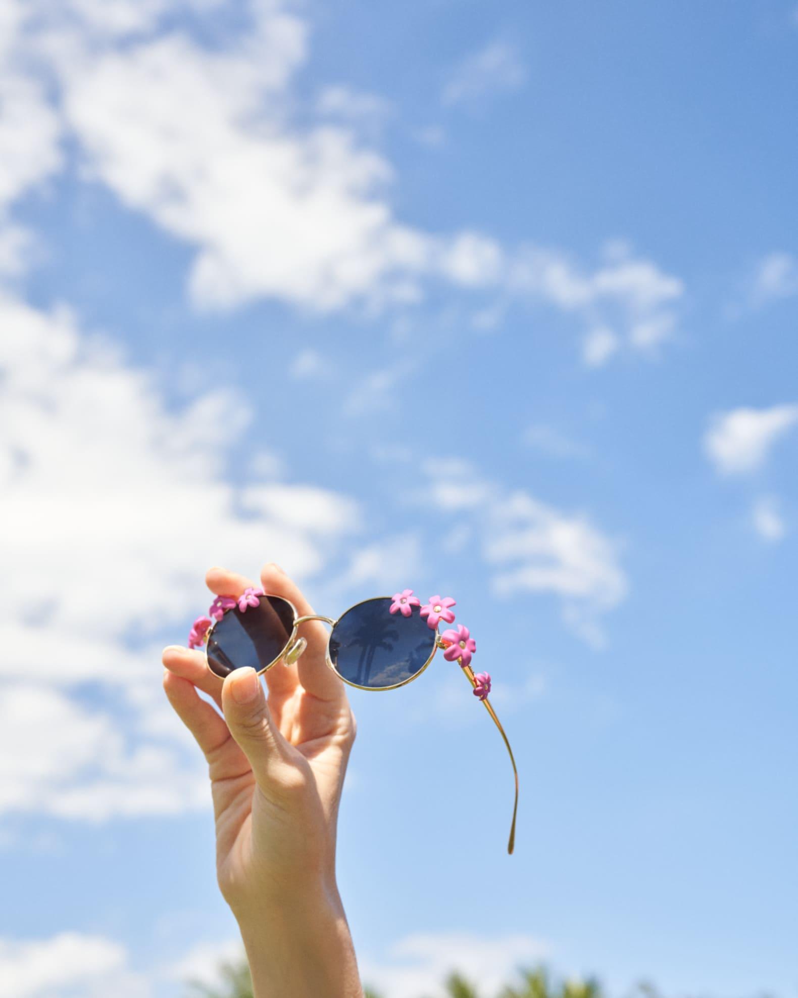 Signature Floral Metal Sunglasses Product Image