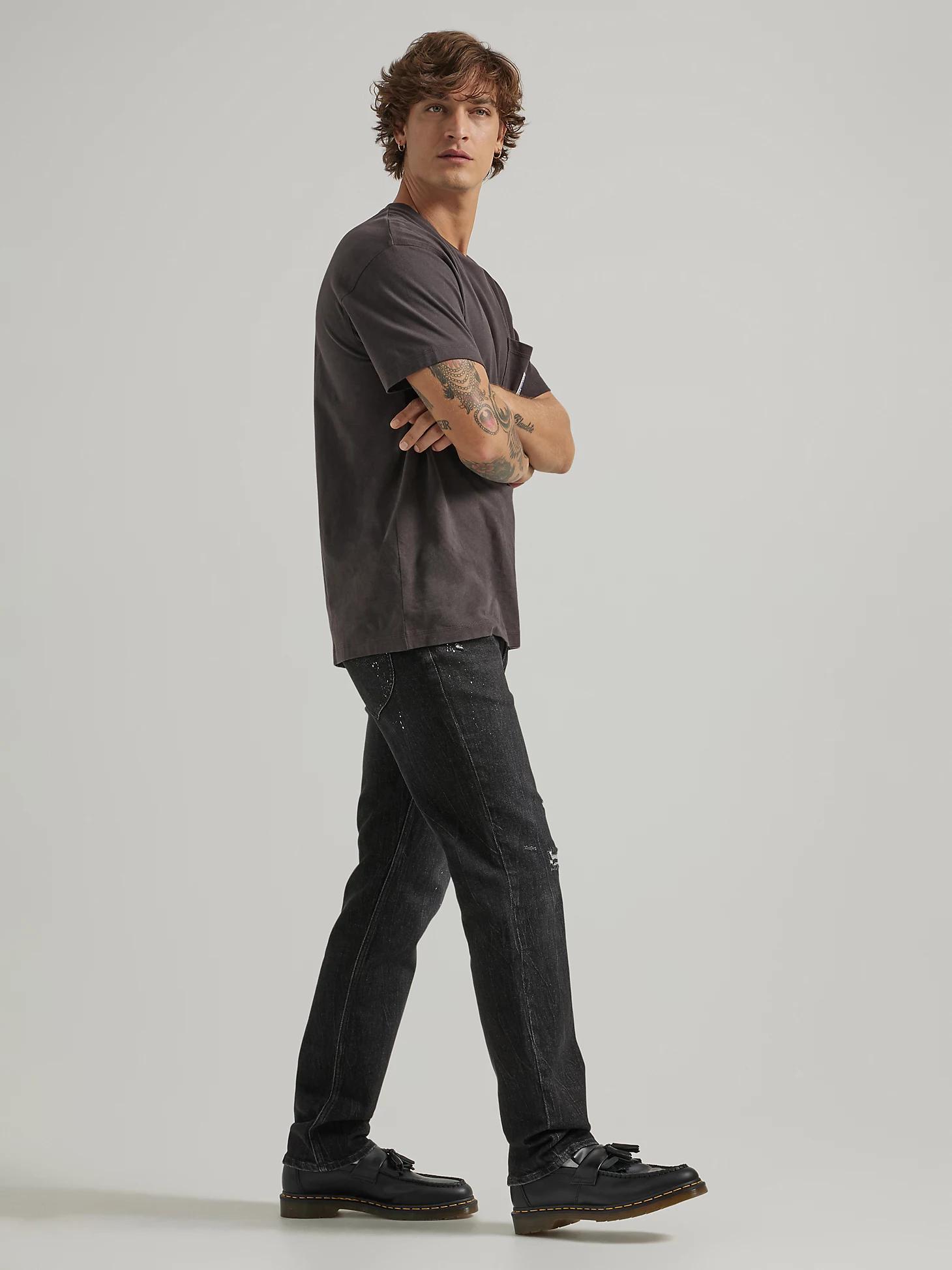 Men's Regular Straight Distressed Jean | Men's Jeans | Lee® Product Image