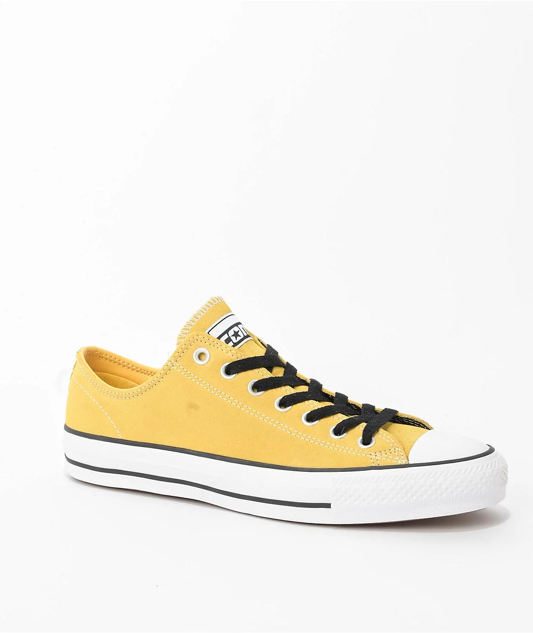 Converse Chuck Taylor All Star Pro Ox Bananas, Black & White Skate Shoes Product Image