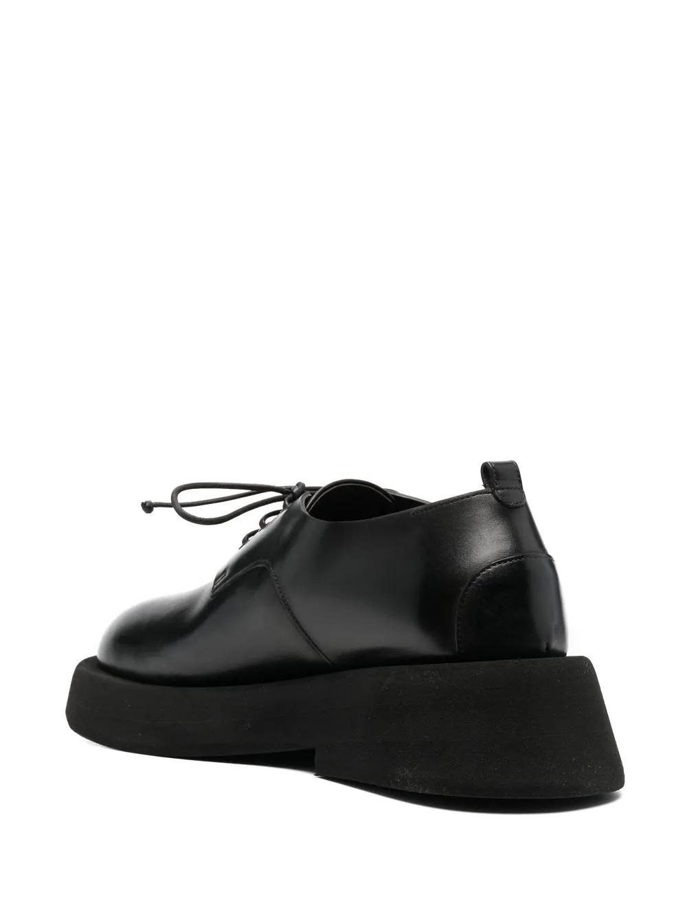 lace-up leather derby shoes Product Image