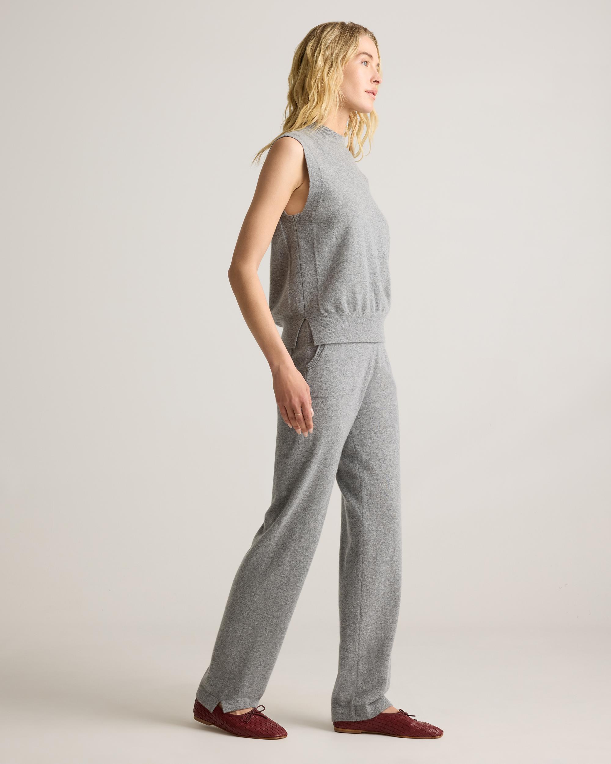 Quince | Women's Mongolian Cashmere Mock Neck Sweater Vest Product Image