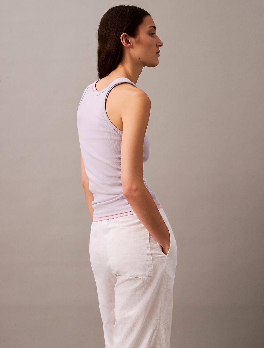 Linen Cotton Pull-On Pants Product Image