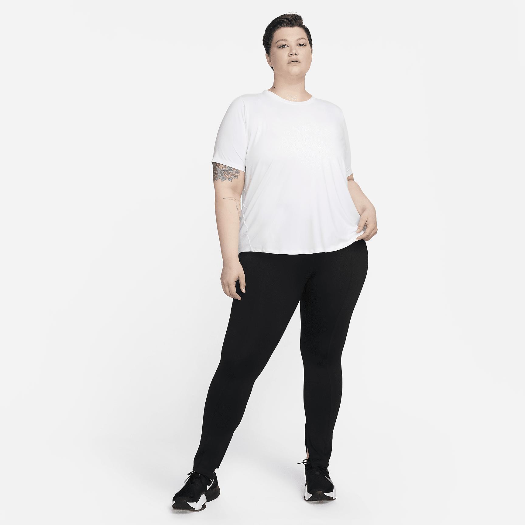 Nike Womens One Classic Dri-FIT Short-Sleeve Top (Plus Size) | FN2800-100 Product Image