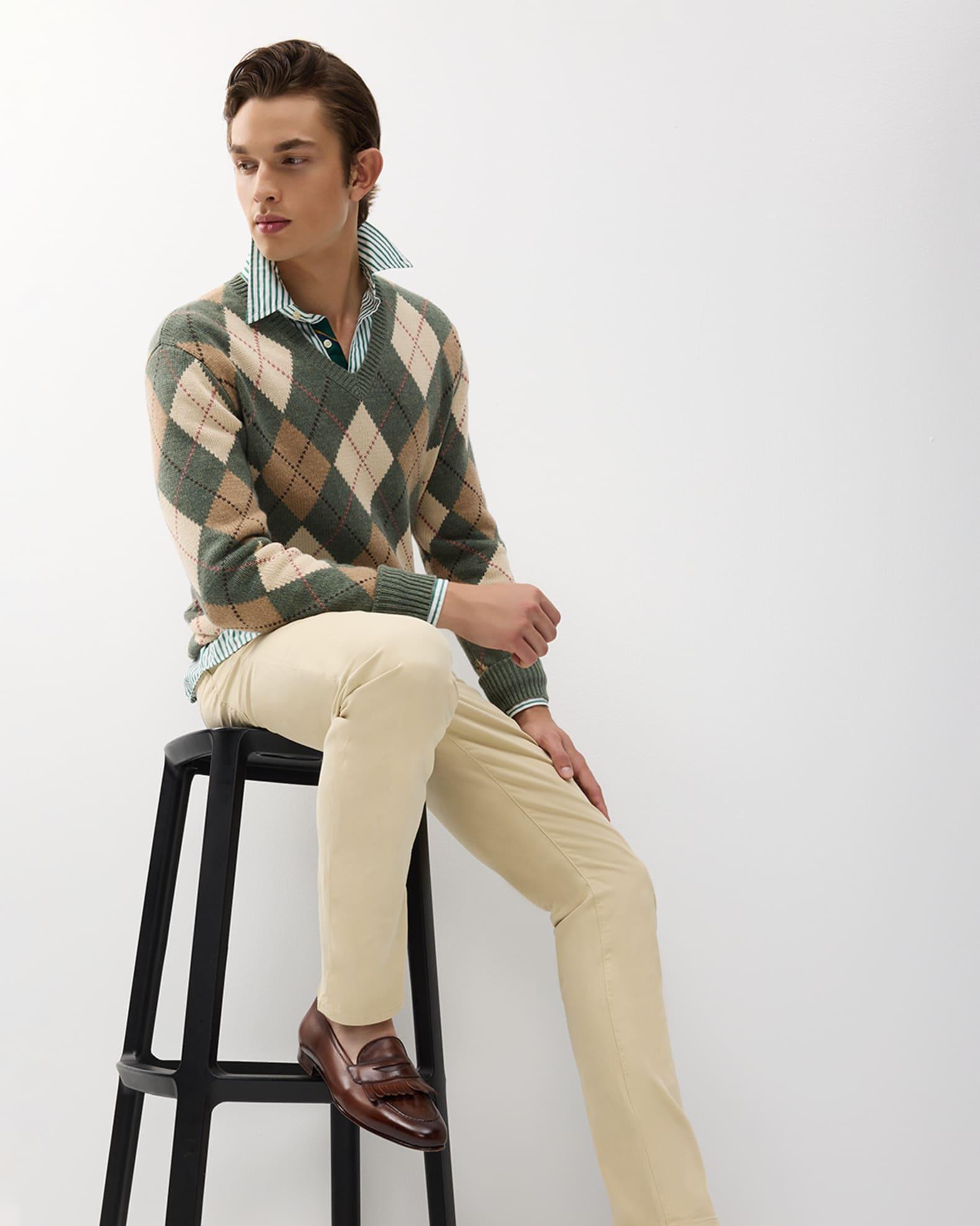 Men's Classic Fit Plaid Twill Shirt Product Image