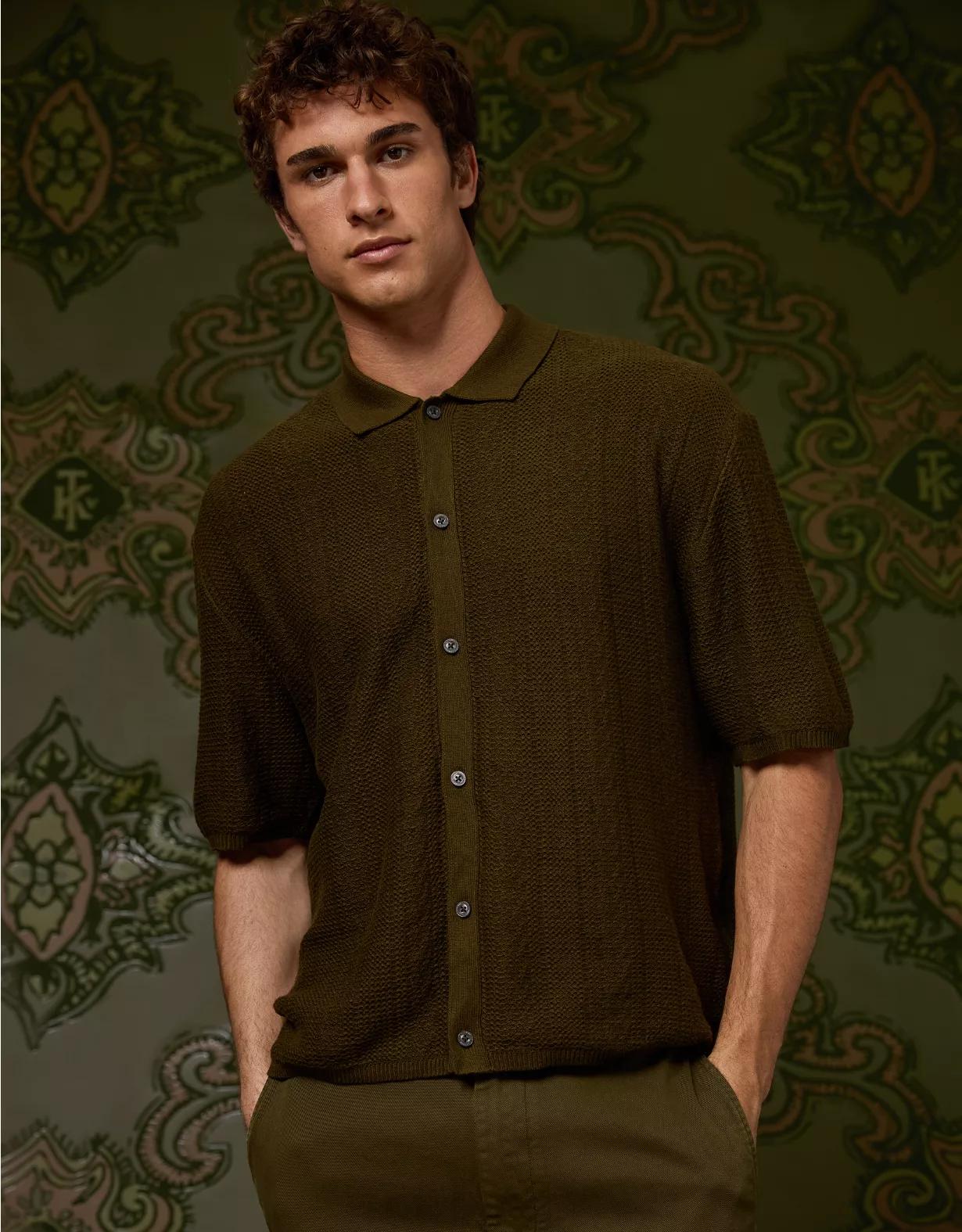 AE x Tru Kolors Sweater Polo Product Image