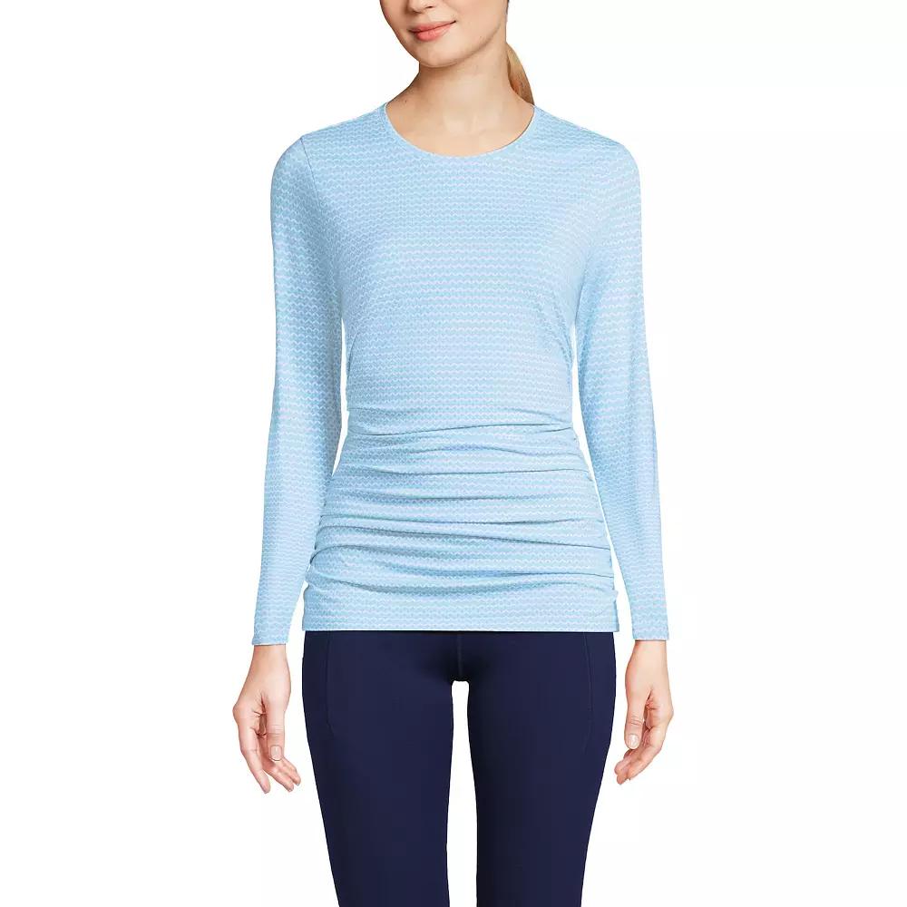 Women's Lands' End Power Performance Long Sleeve Fitted T-Shirt,  Product Image