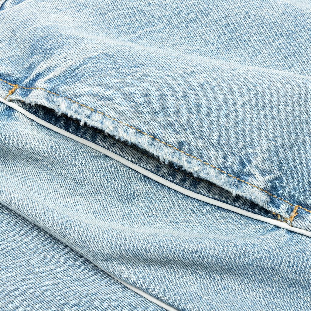 Denim Track Logo Cargos - Light Wash Male Product Image