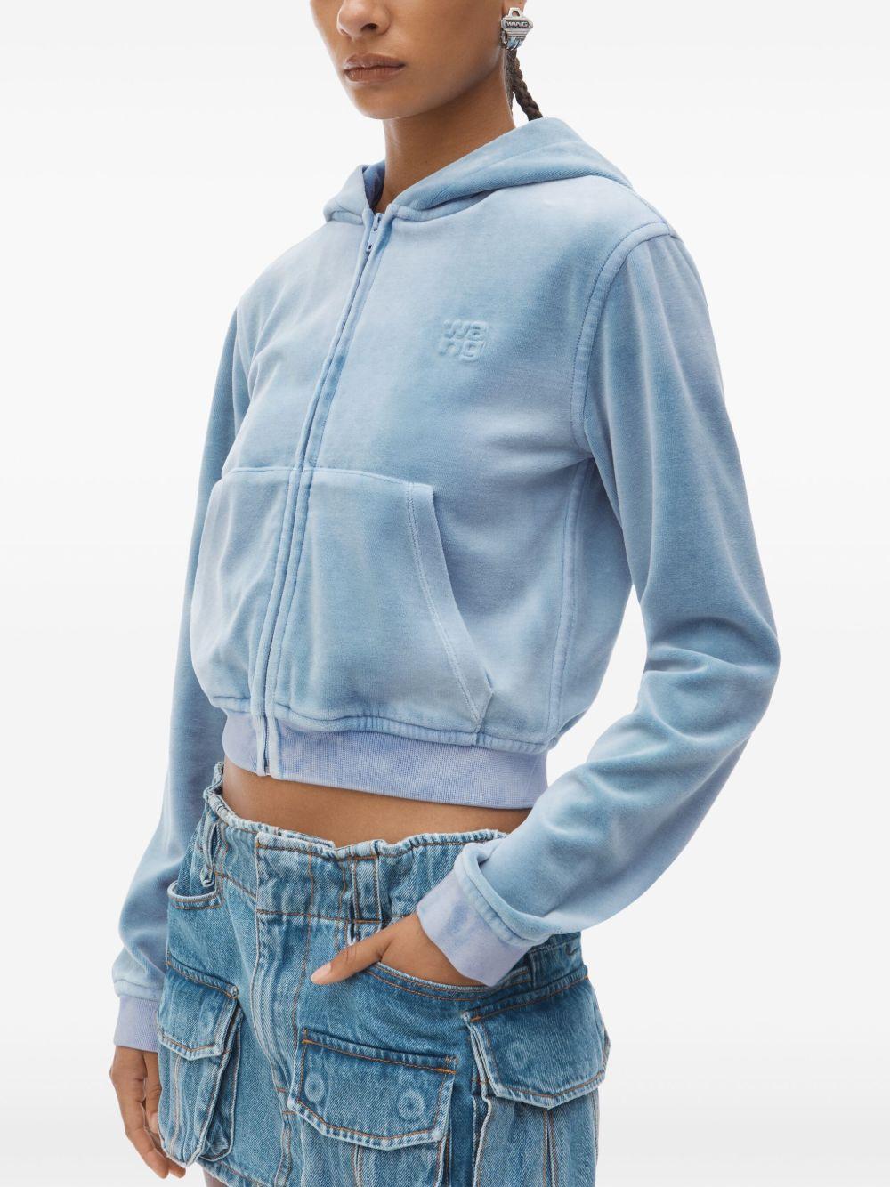 velvet hoodie Product Image