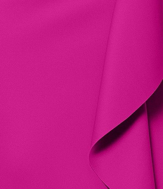 Xscape One Shoulder Side Ruffle Scuba Crepe Gown Product Image