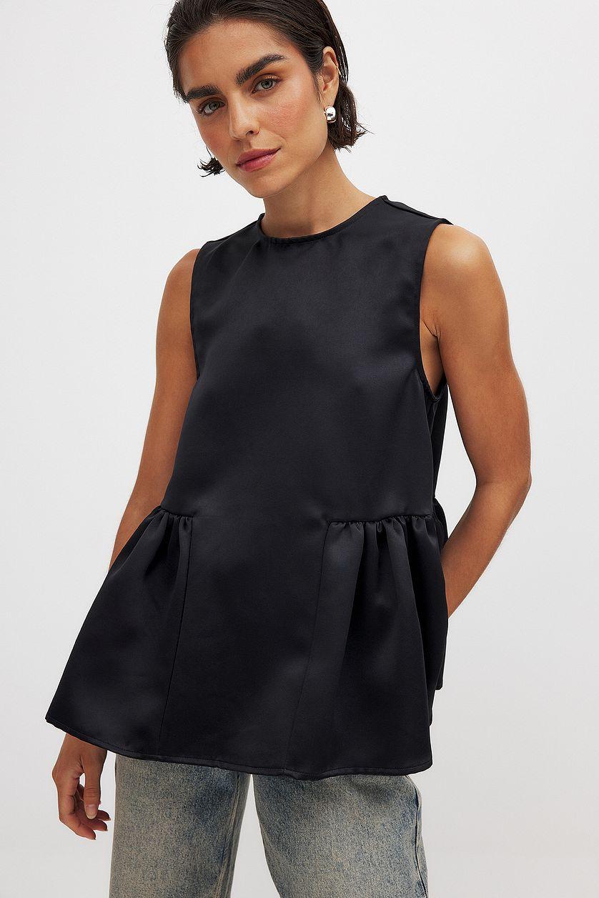 High Neck Volume Top Product Image