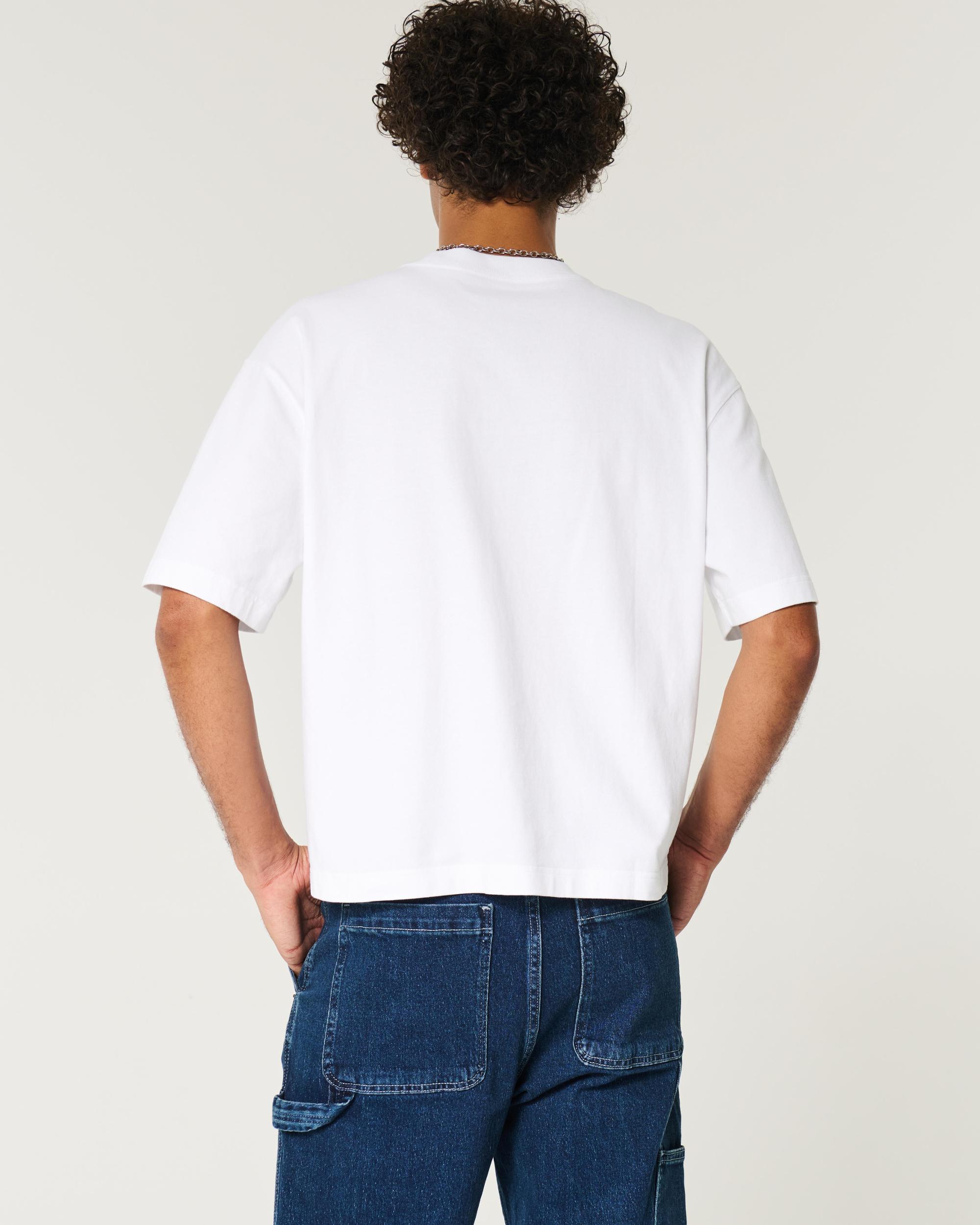 Boxy Heavyweight Crop Crew T-Shirt Product Image