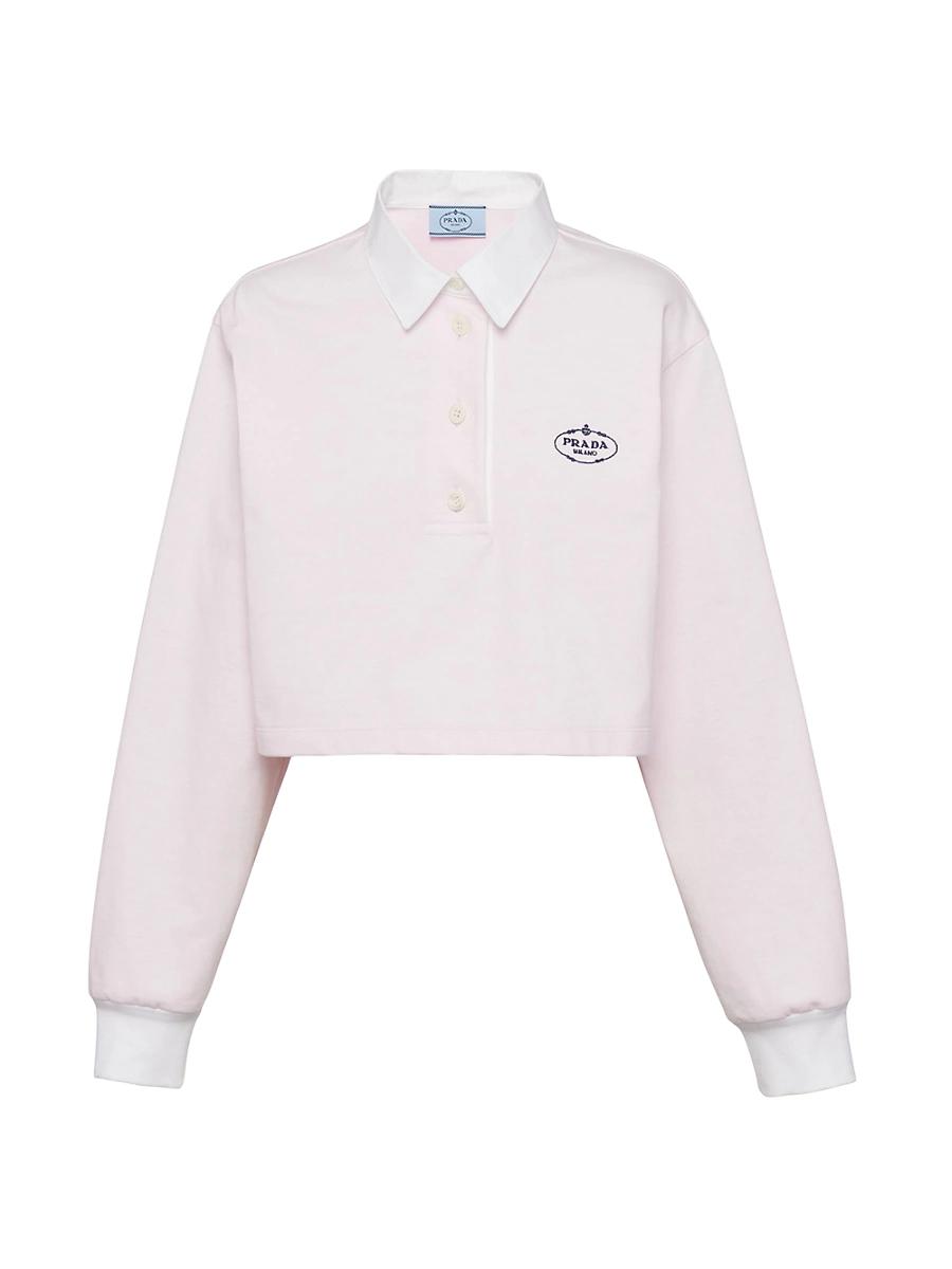 Womens Jersey Polo T-Shirt Product Image