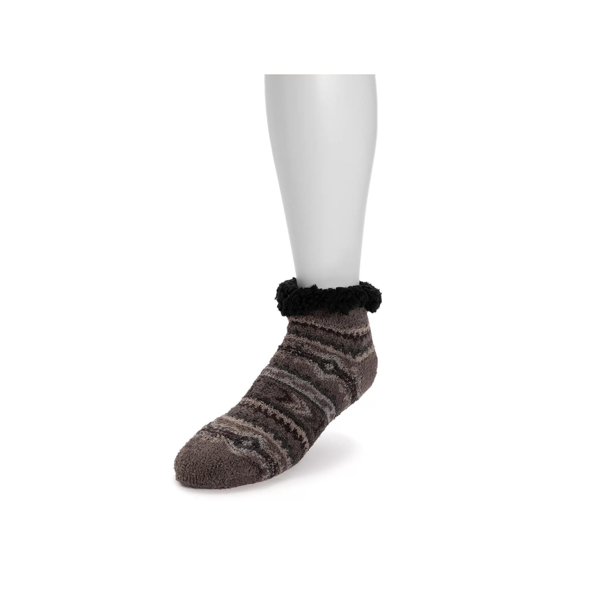 Men's MUK LUKS Refined Cozy Shortie Cabin Socks,  Product Image