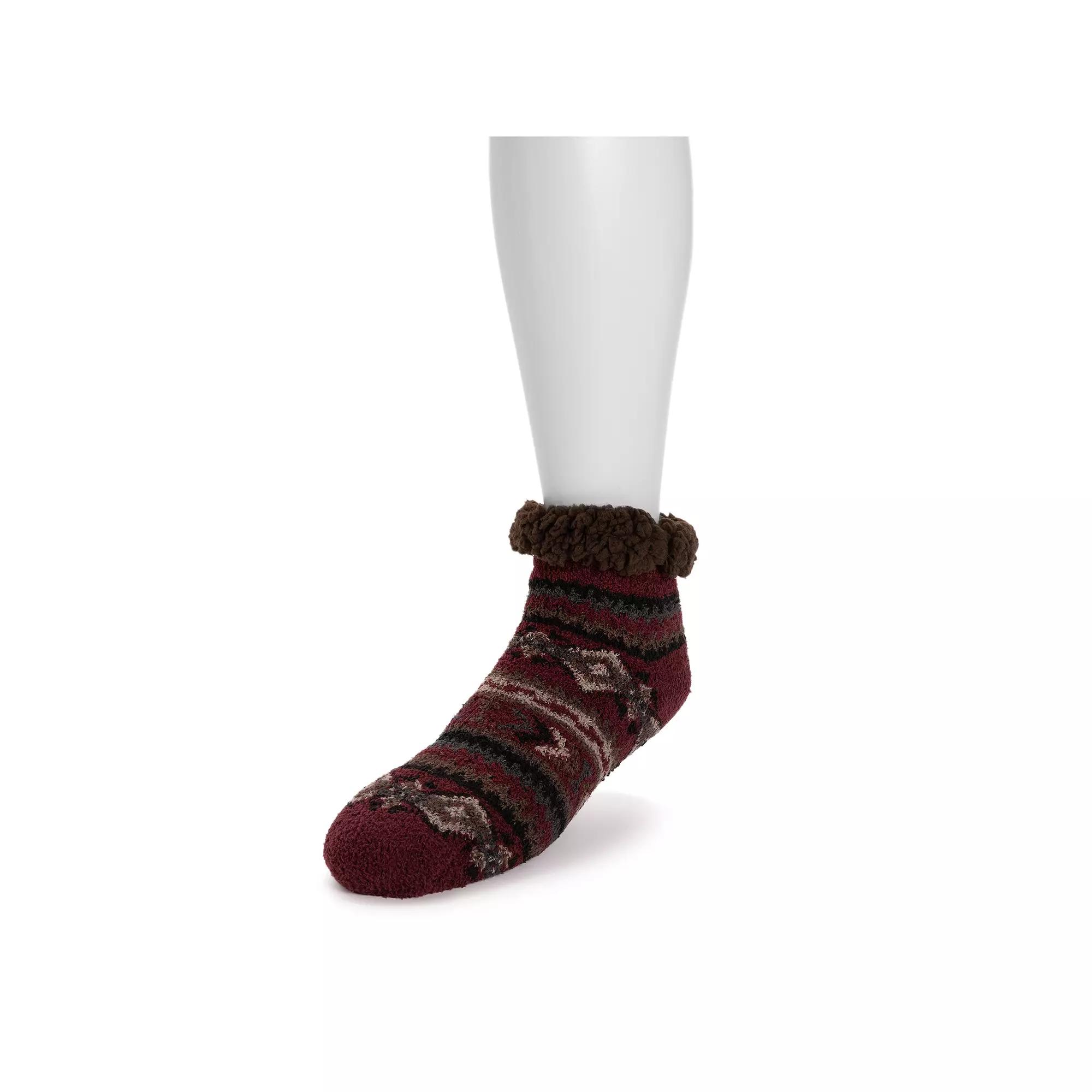 Men's MUK LUKS Refined Cozy Shortie Cabin Socks,  Product Image