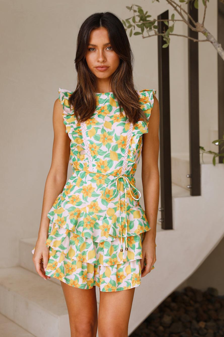 Bubbly Sights Romper Floral Product Image