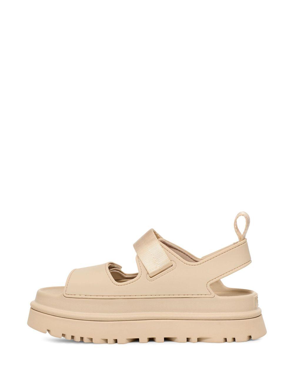 GoldenGlow flatform sandals Product Image