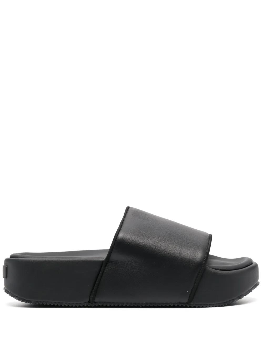 plain leather slides Product Image