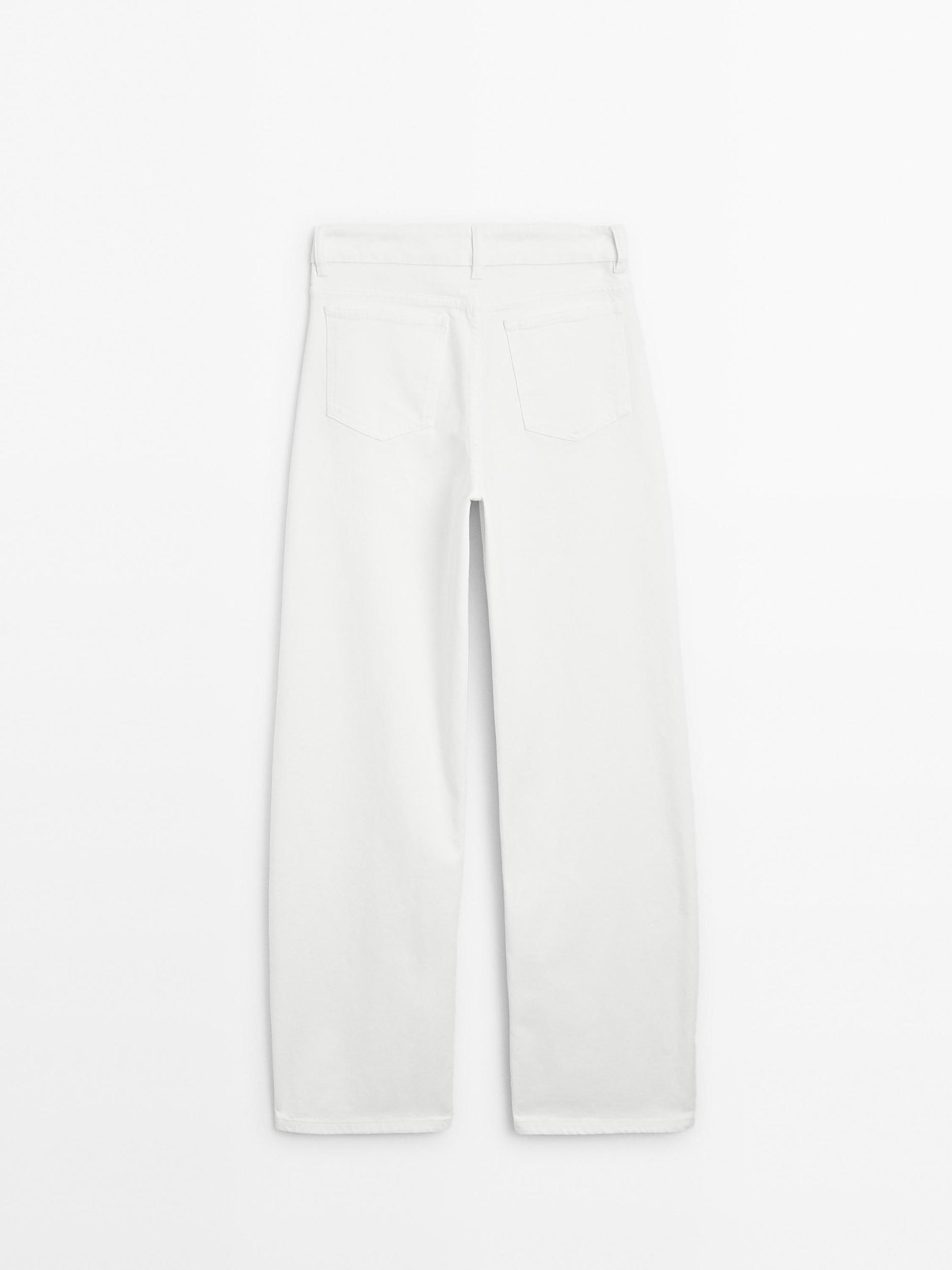 High-waist barrel fit jeans Product Image