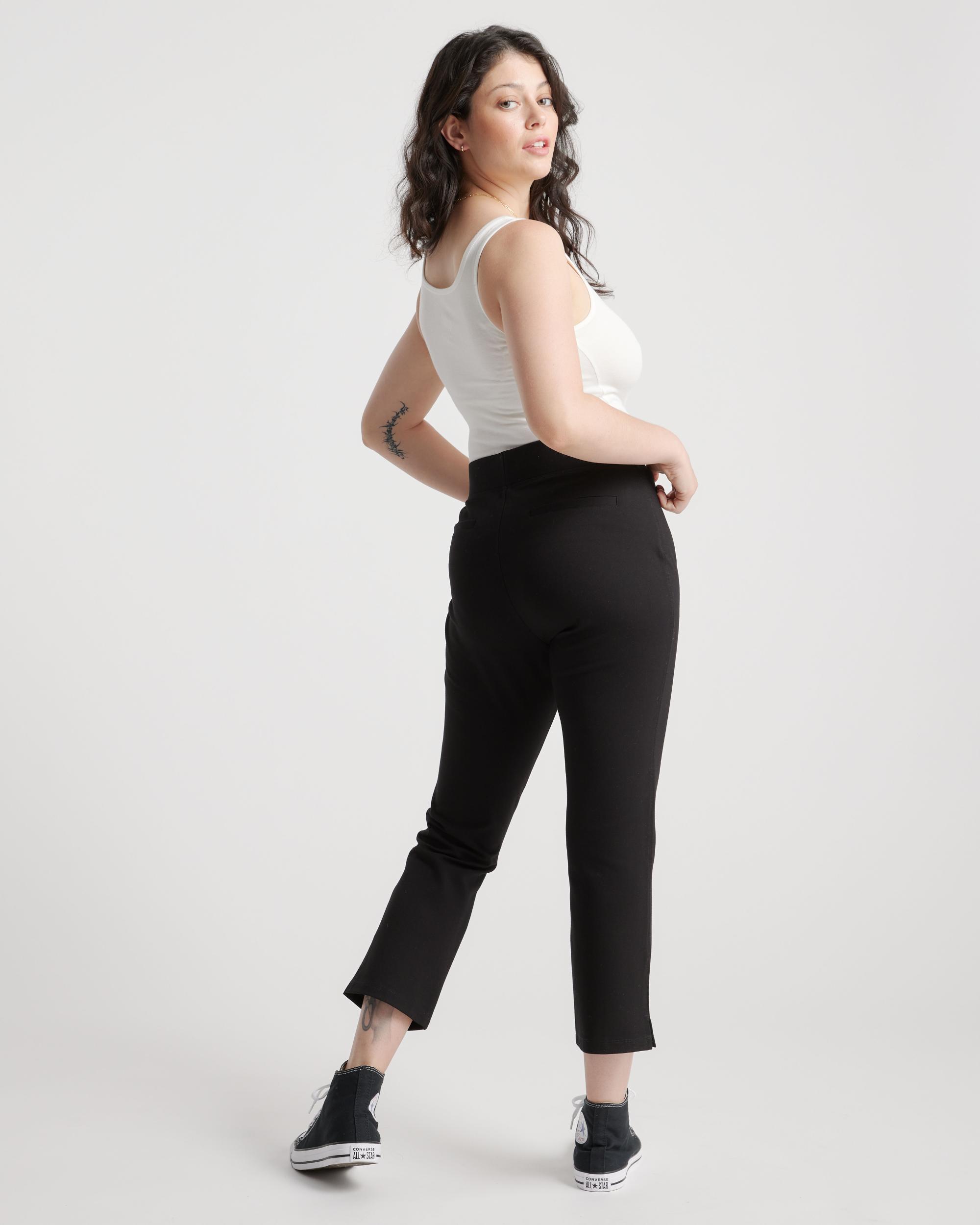 Quince | Women's Ultra-Stretch Ponte Kick Flare Pants Size XL, Rayon Product Image