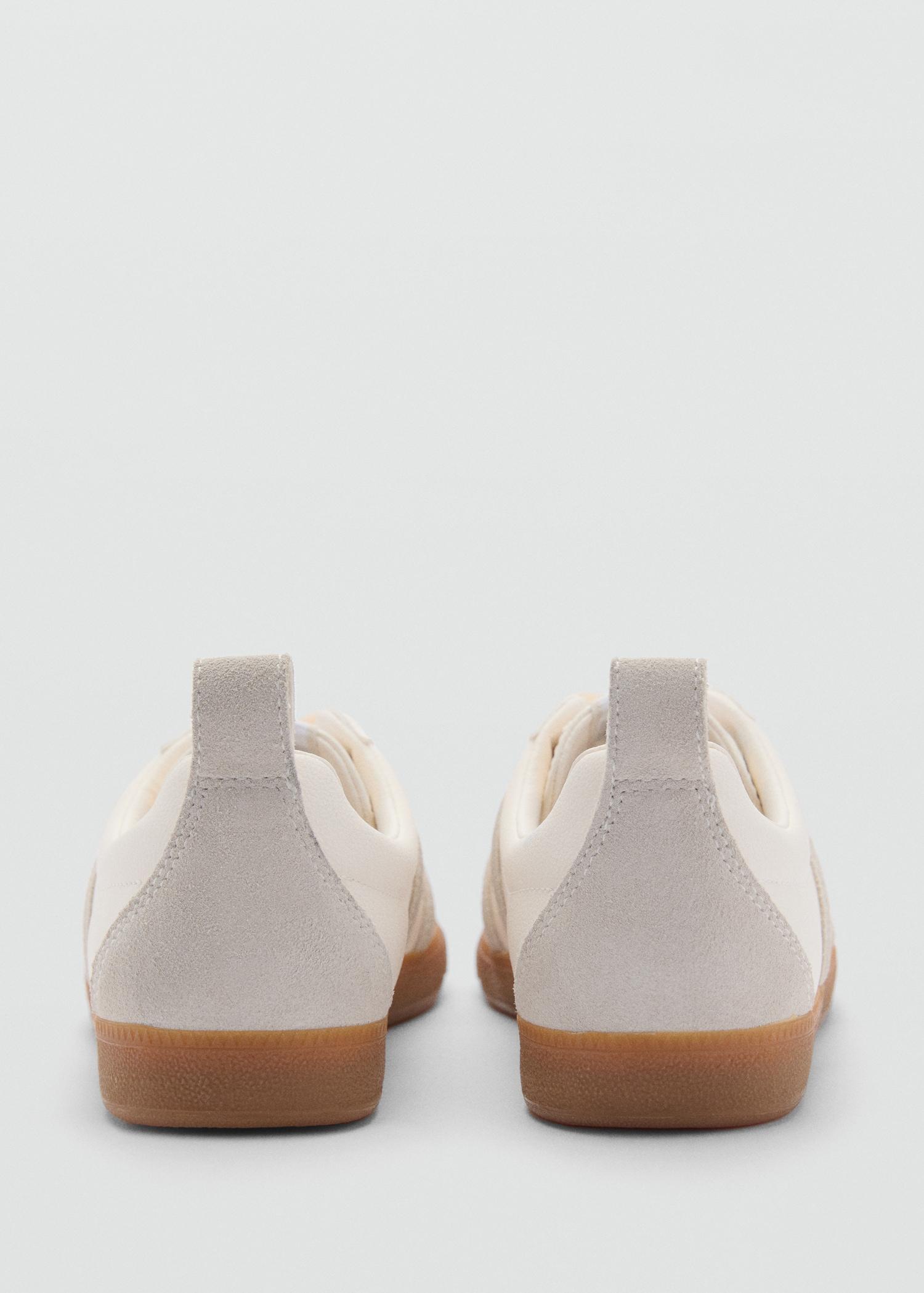 Contrast panel sneakers - Women | MANGO USA Product Image