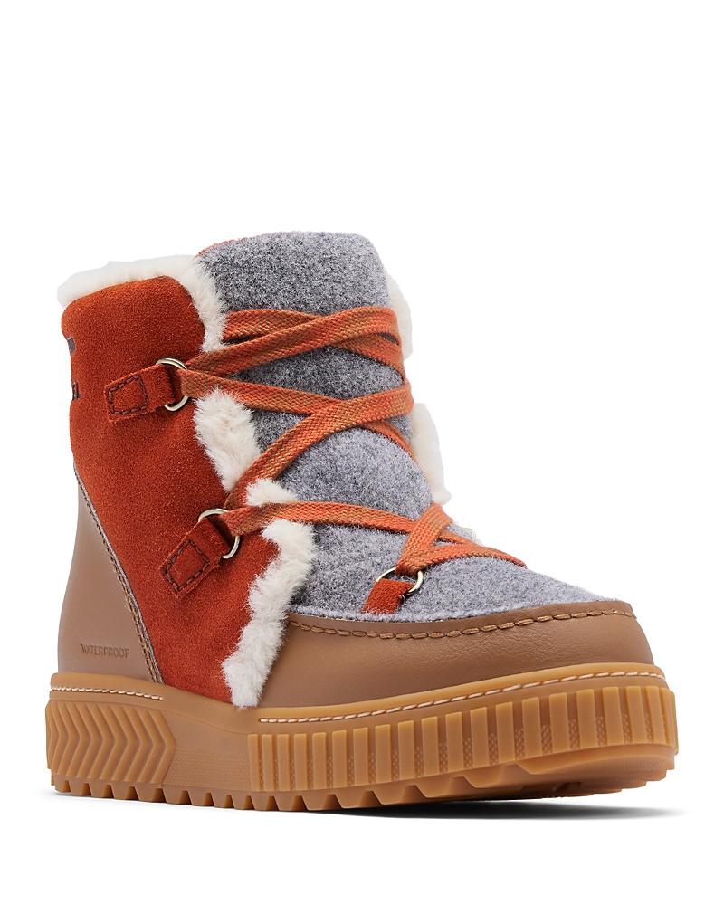 Sorel Womens Ona Ave Faux Fur Trim Fleece Lined Alpine Ankle Boots Product Image