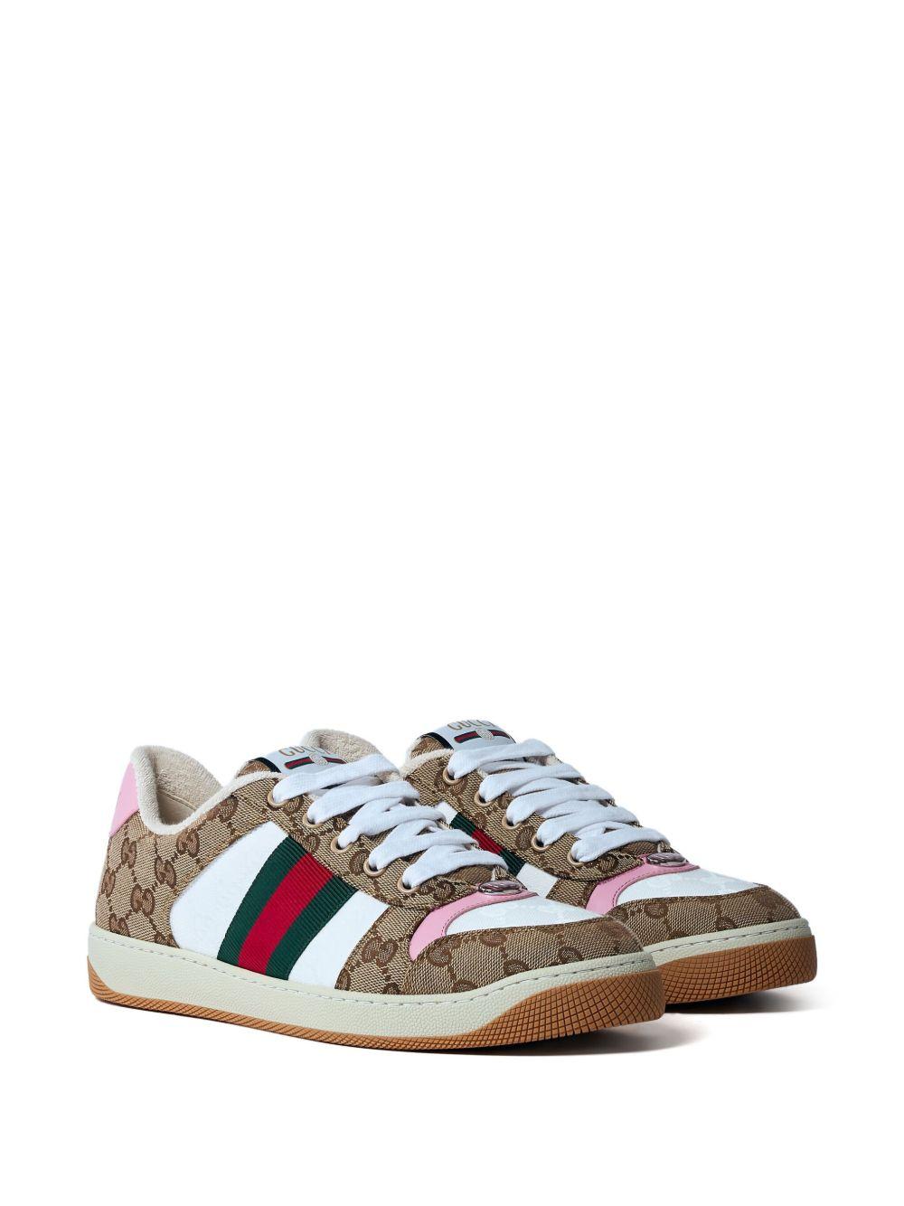 Screener GG monogram Web-stripe sneakers Product Image