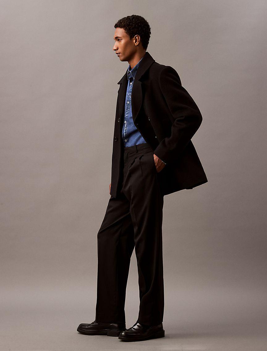 Double Faced Wool Blend Coat Product Image