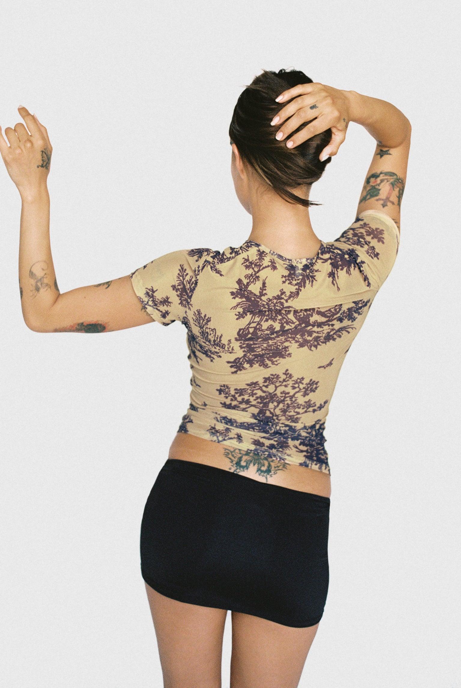 ELEKTRA SKIRT - BLACK Product Image