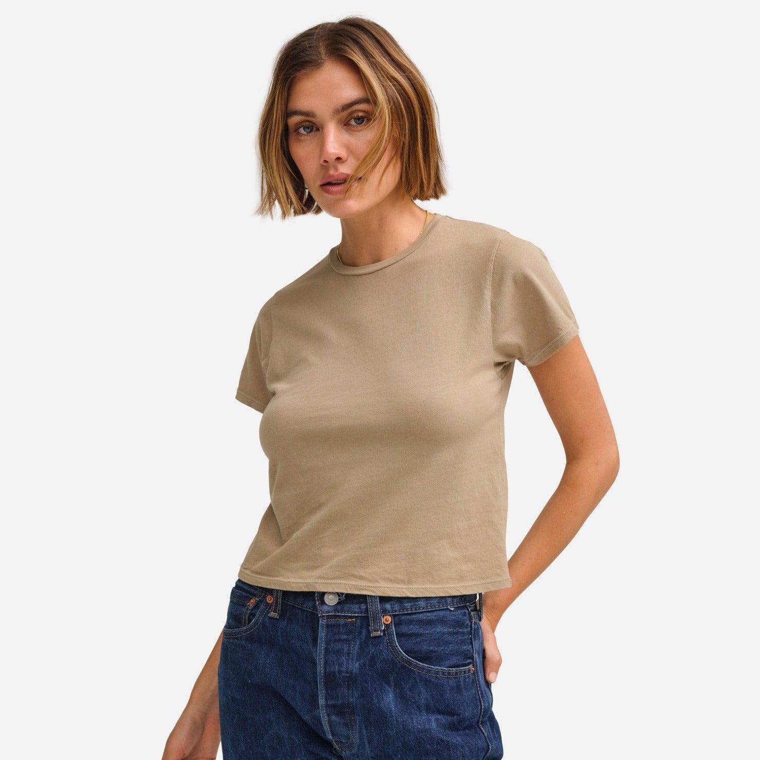 Organic Cotton Shrunken Tee Female Product Image