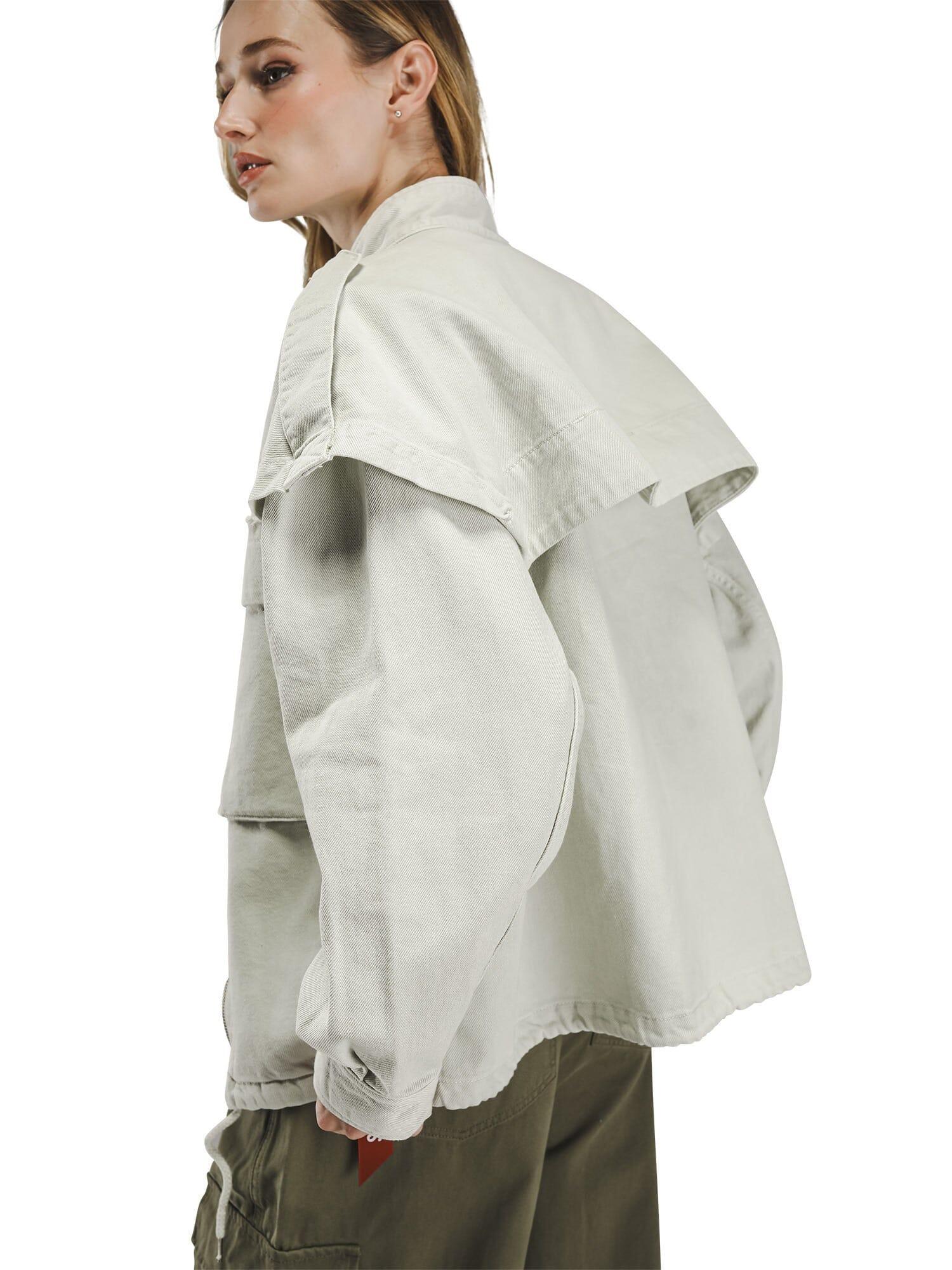 OVERSIZED CTN UTILITY JACKET W Female Product Image