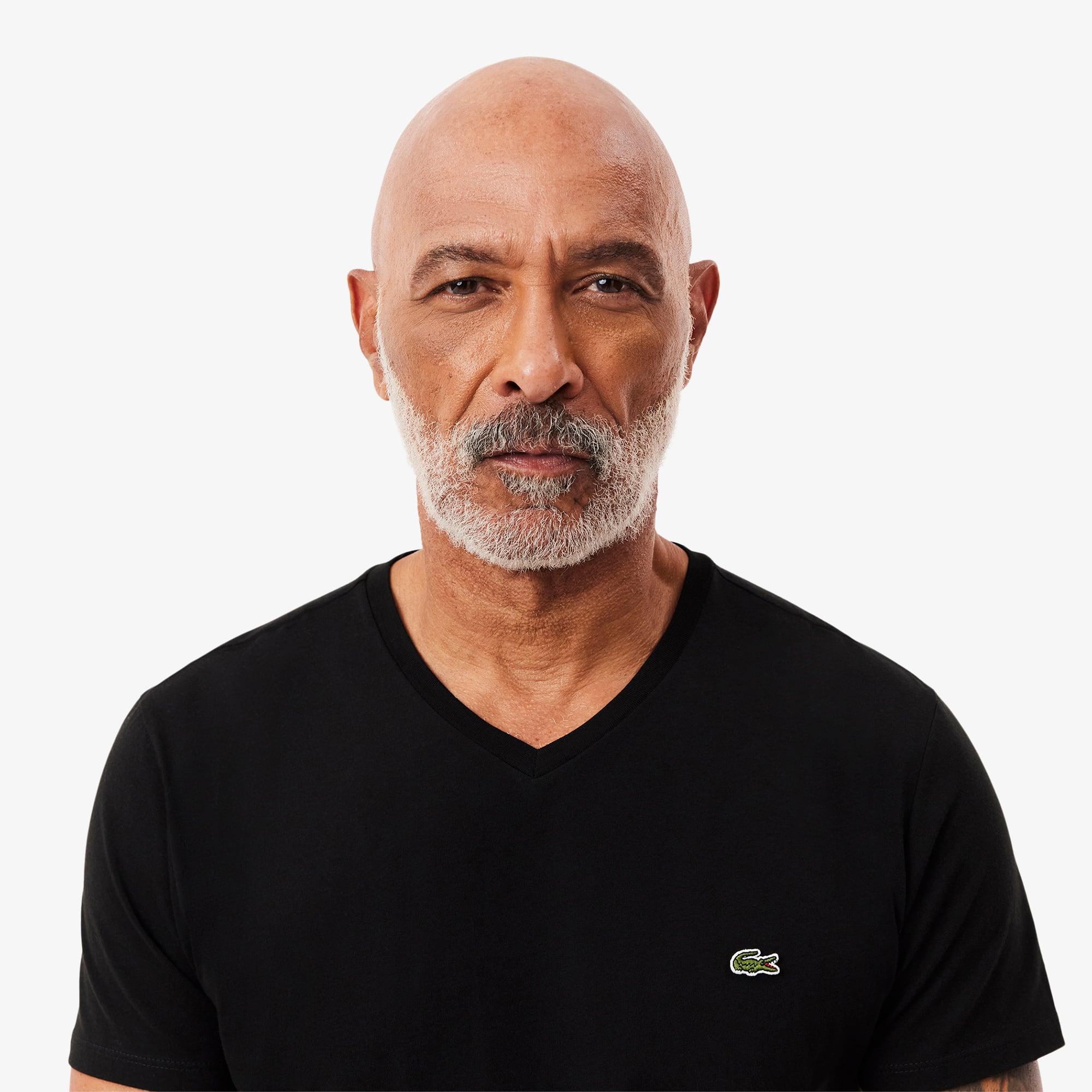 Men's Lightweight Pima Cotton V-Neck T-Shirt Product Image