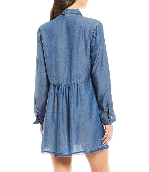 Tommy Bahama Chambray Boyfriend Swim Cover Up Shirt Product Image
