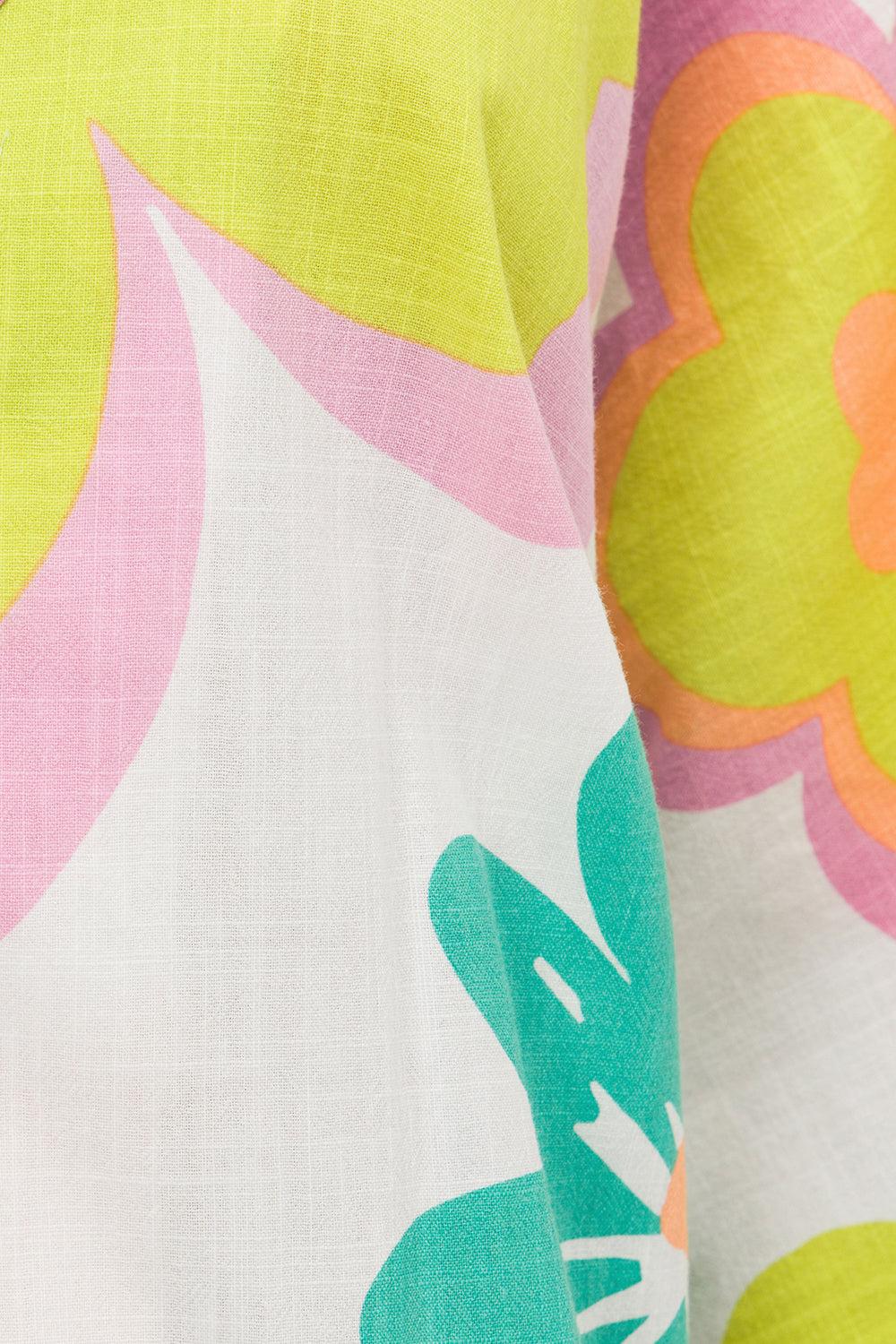 Seona Top - Bubblegum Floral Product Image