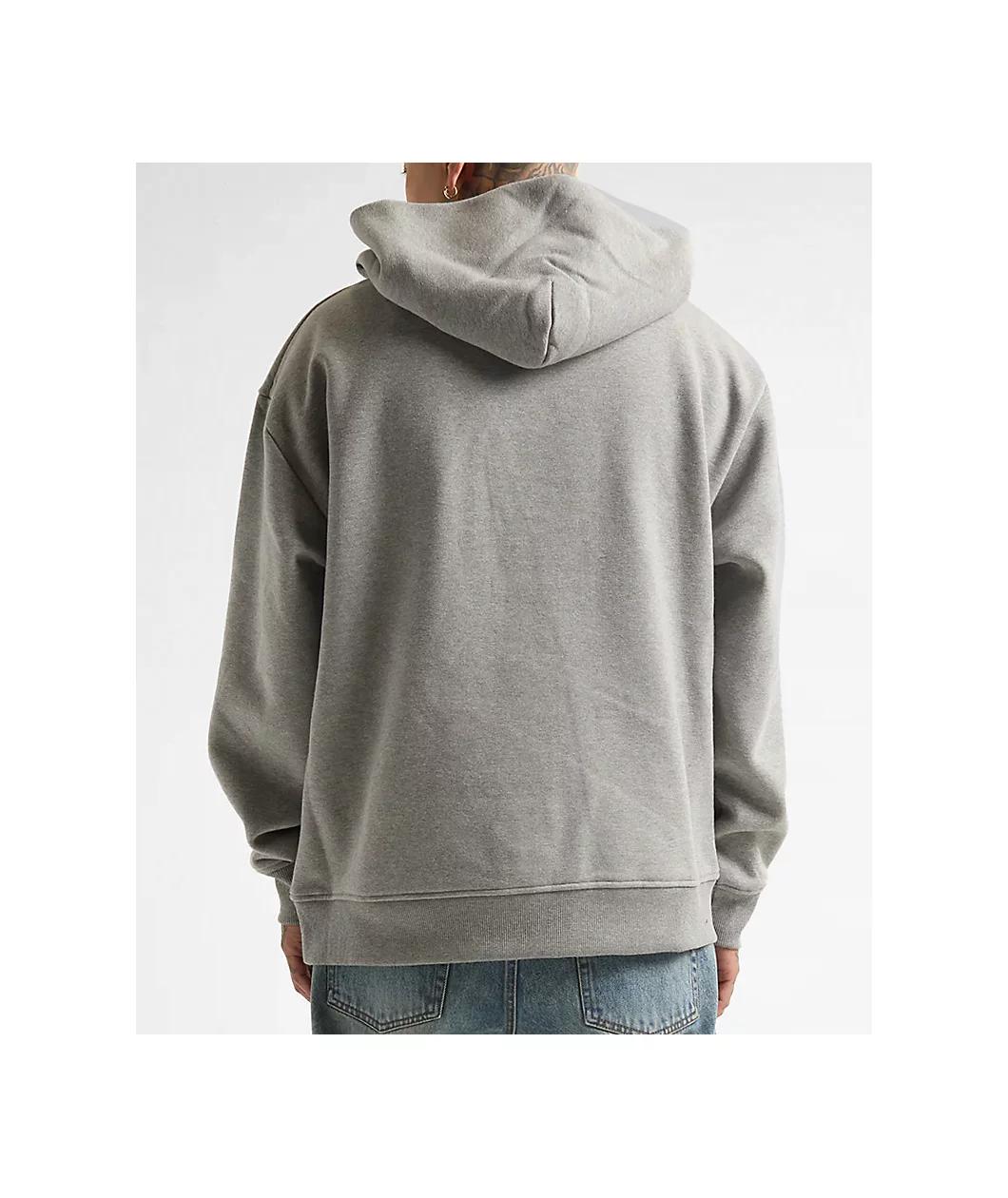 Shaka Wear Essential Super Heavyweight Heather Grey Hoodie Product Image