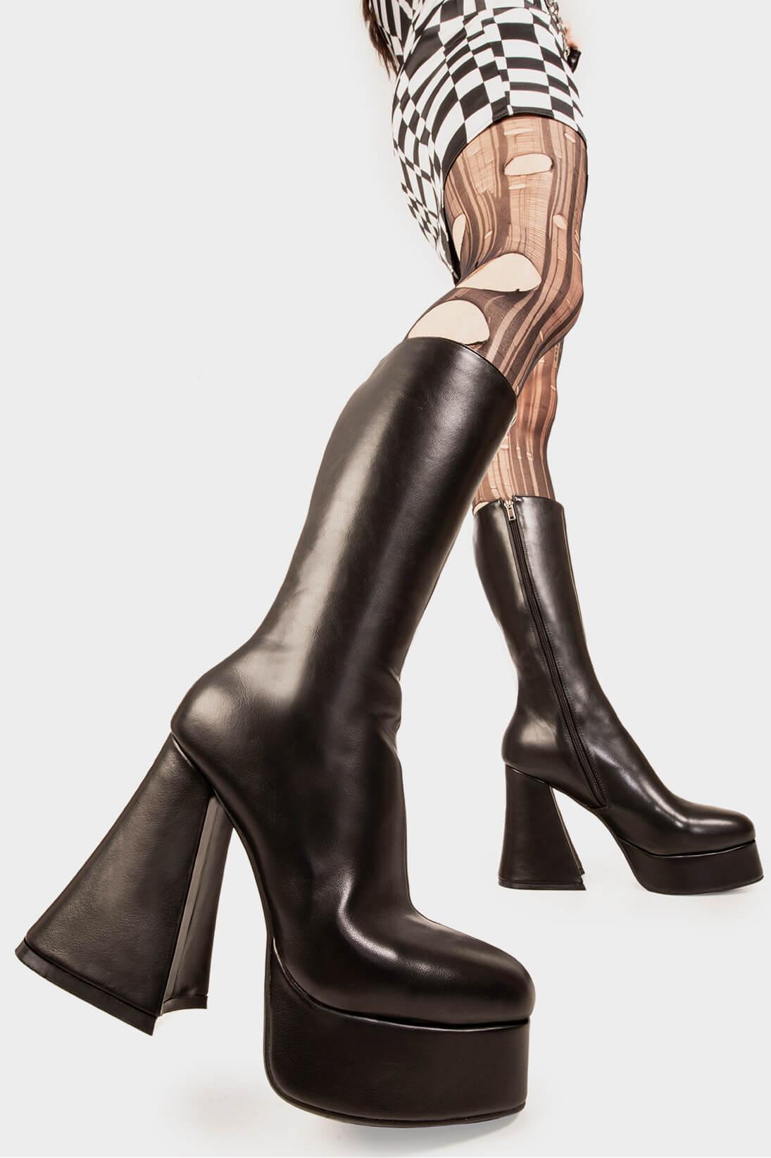 Infatuation Platform Calf Boots Product Image